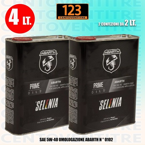 Litri olio motore selenia - 4,